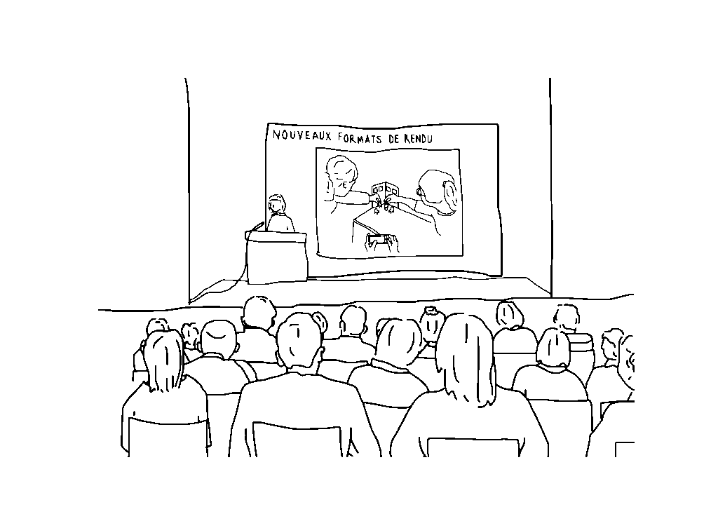 Illustration d'une conférence - Réalisée par Marie Jouble